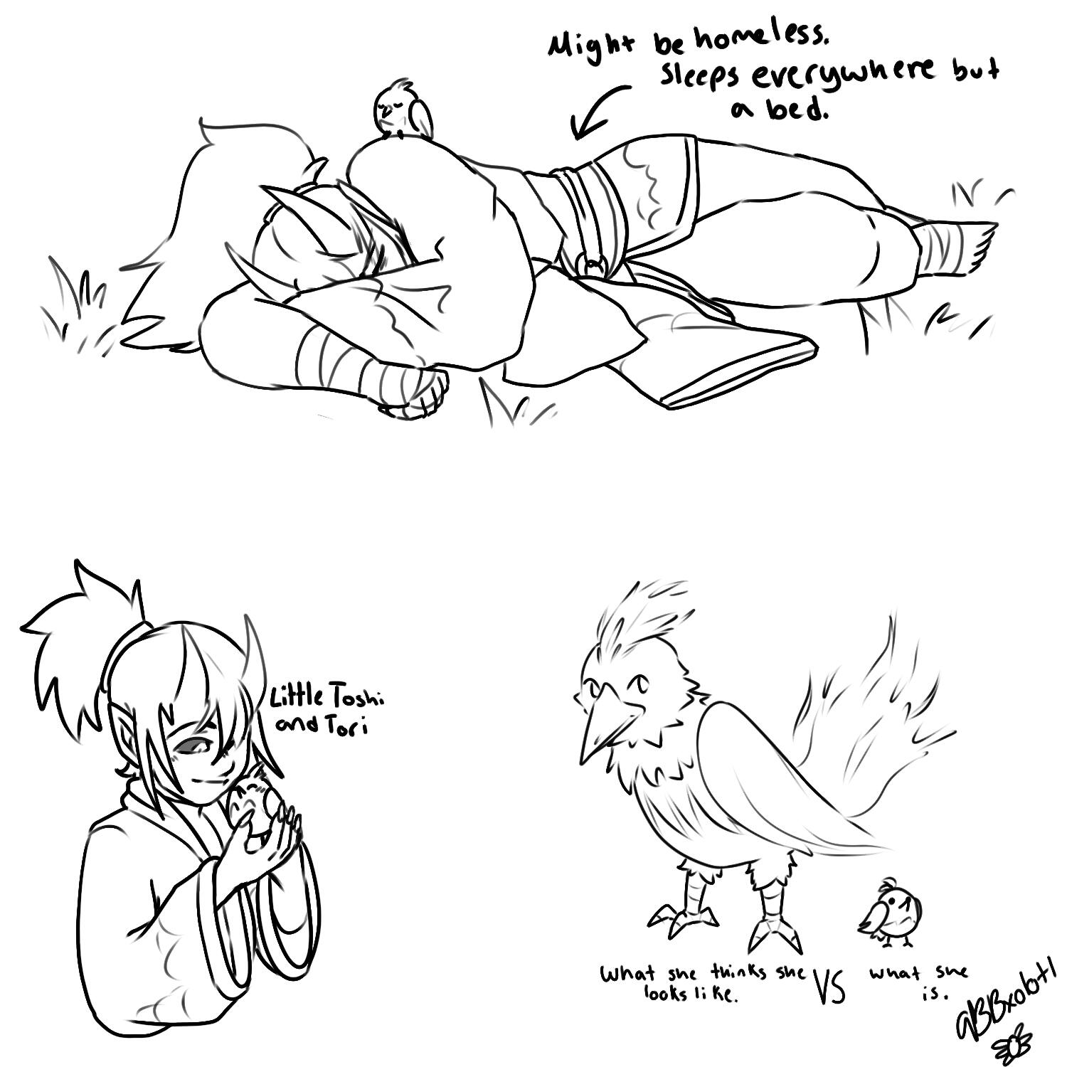 Toshi doodles Toshi doodles