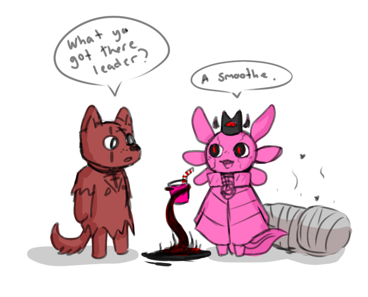 A smoothie "Cult of the Lamb" A smoothie "Cult of the Lamb"